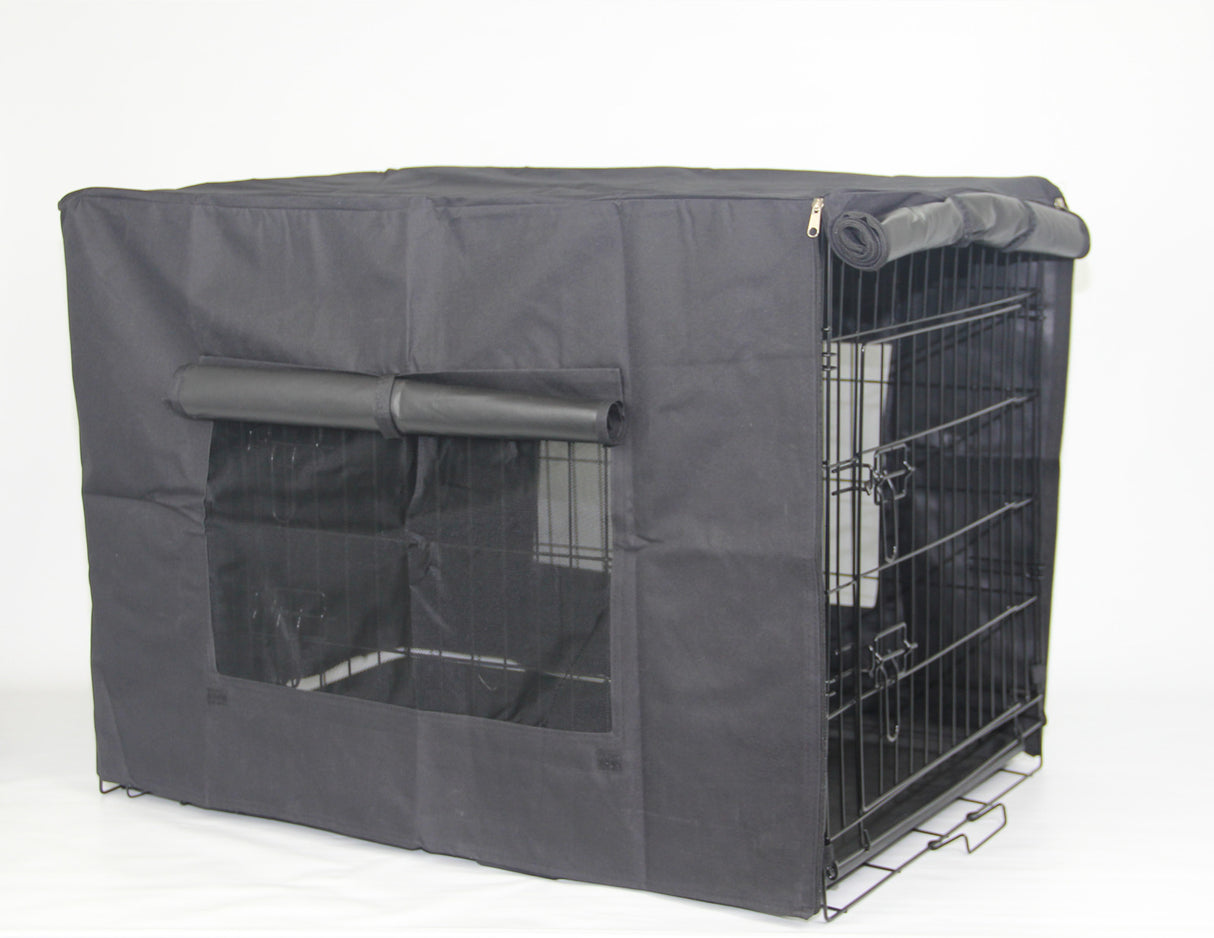 YES4PETS 48' Portable Foldable Dog Cat Rabbit Collapsible Crate Pet Cage Cover Mat