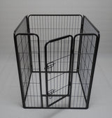 YES4PETS 4 Panels 100 cm Pet Dog Cat Puppy Rabbit Exercise Playpen Fence w Door