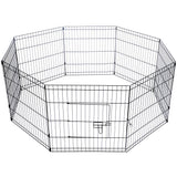 YES4PETS 24' Dog Rabbit Playpen Exercise Puppy Enclosure Fence With Cover