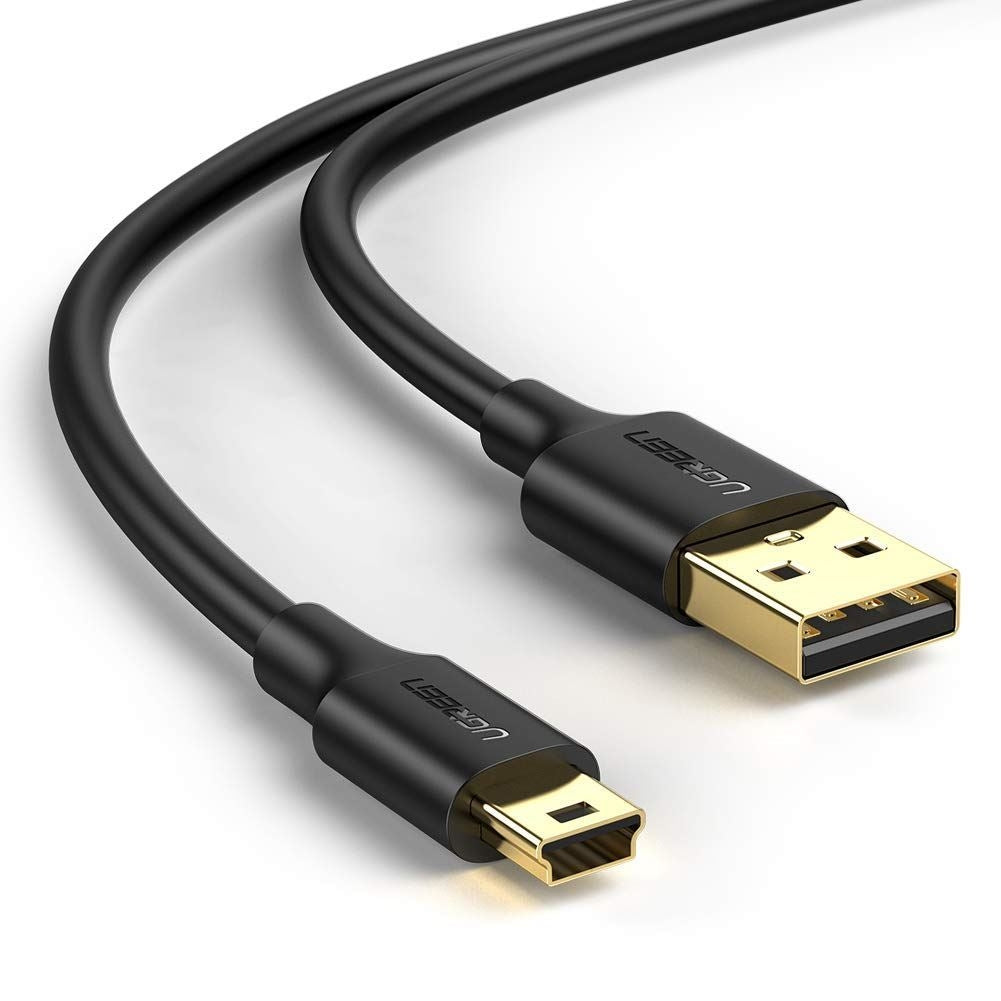 UGREEN 0.25M Mini-USB to USB-A High-Speed Data Transfer Cable