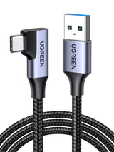 UGREEN 20299 L-Shaped USB-C Fast Charging Cable 5Gbps 1M