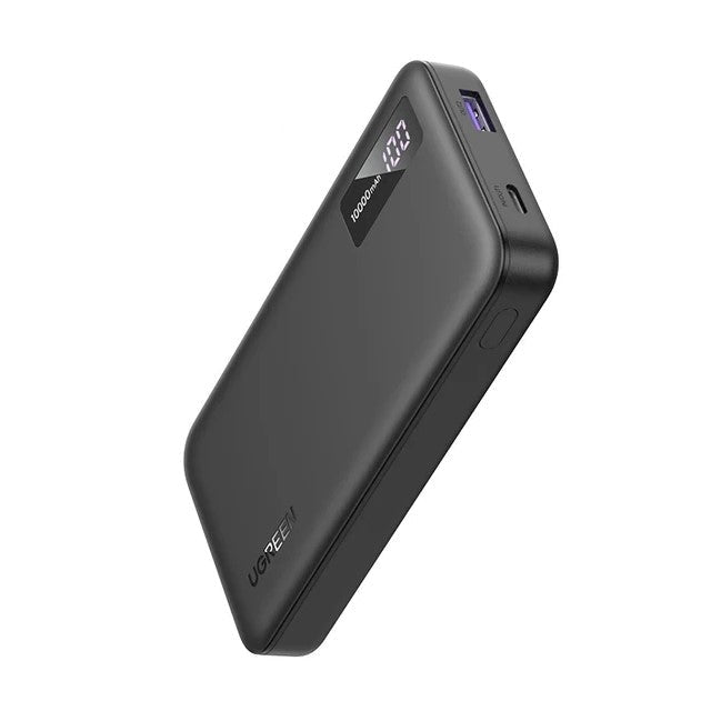 UGREEN 10000mAh Dual-Port Fast Charging Power Bank - Black