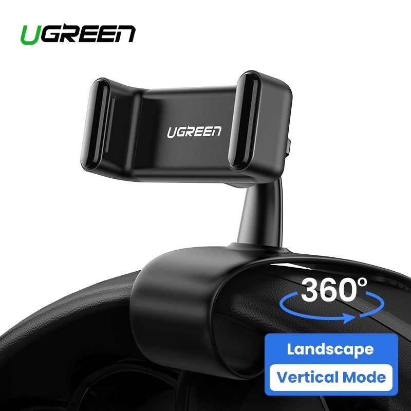 UGREEN 60796 Universal Dashboard Car Phone Mount with HUD Design