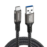 USB-A to USB-C 2M Charging & Data Transfer Cable - 10Gbps, USB 3.2 Gen 2, Nylon Braided