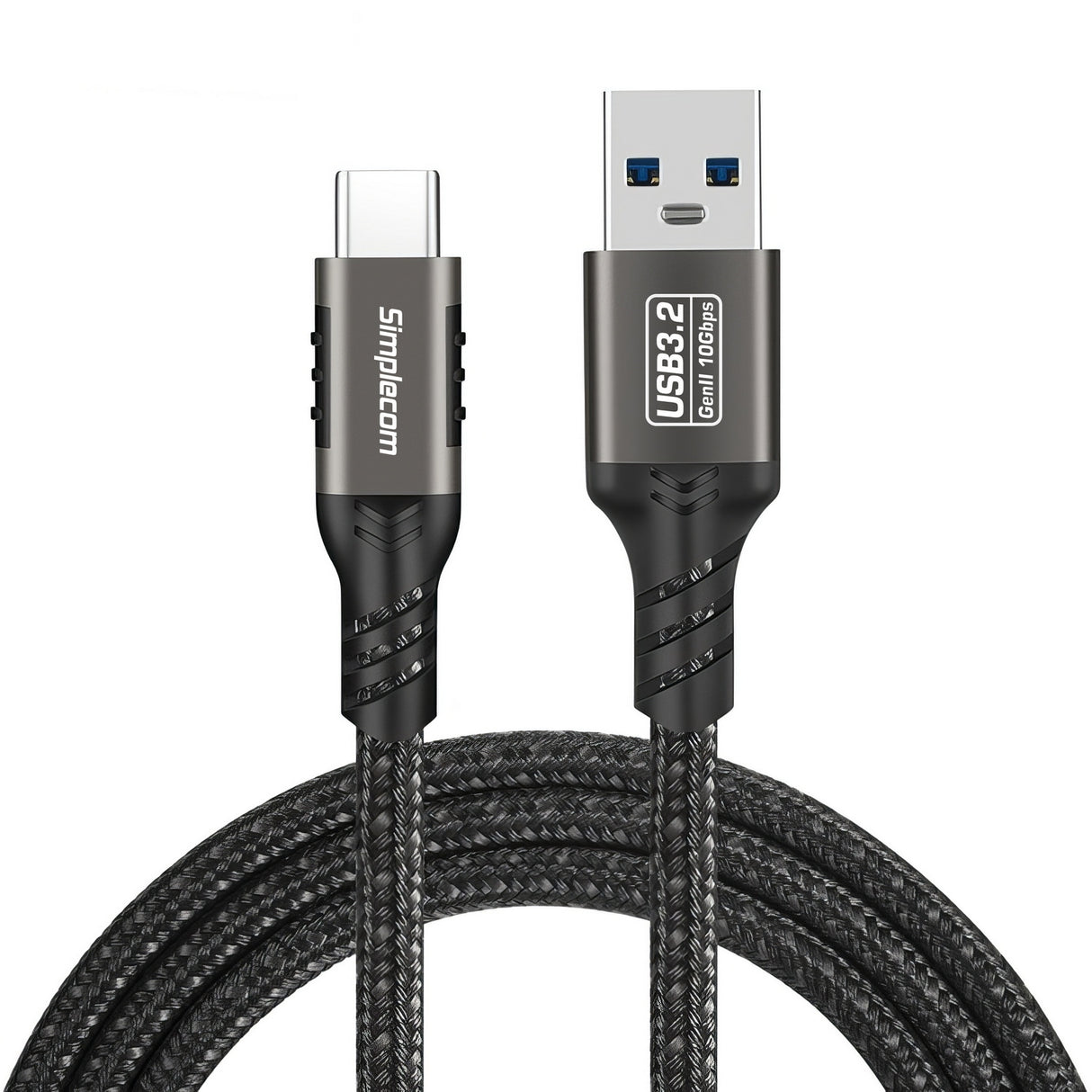 USB-A to USB-C 2M Charging & Data Transfer Cable - 10Gbps, USB 3.2 Gen 2, Nylon Braided