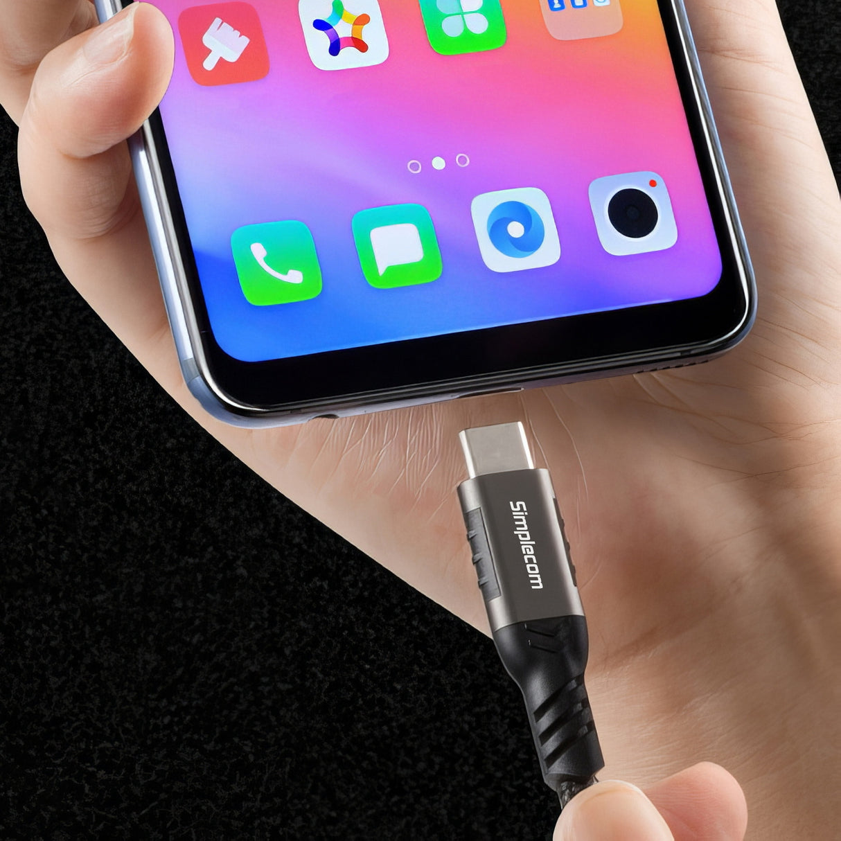 USB-A to USB-C 2M Charging & Data Transfer Cable - 10Gbps, USB 3.2 Gen 2, Nylon Braided