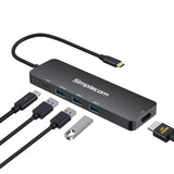 Simplecom CH545 USB-C 5-in-1 Docking Station with HDMI, 3 USB 3.0 Ports, and Power Delivery