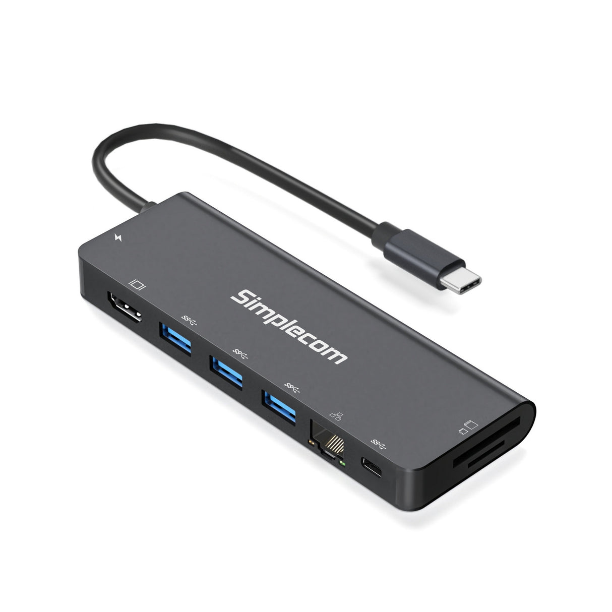 Simplecom CHN590 USB-C 9-in-1 Docking Station with Power Delivery and HDMI Expansion