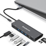 Simplecom CHN590 USB-C 9-in-1 Docking Station with Power Delivery and HDMI Expansion