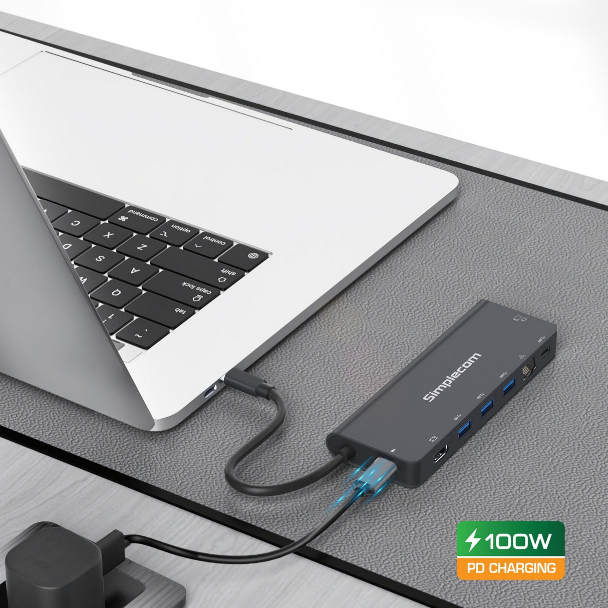 Simplecom CHN590 USB-C 9-in-1 Docking Station with Power Delivery and HDMI Expansion