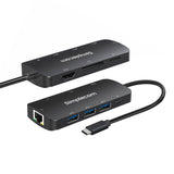 Simplecom CHT580 8-in-1 USB-C Multiport Dock with HDMI 2.0 and Gigabit Ethernet