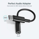 CHOETECH AUX003 USB-C to 3.5mm Audio Adapter with HiFi Sound Quality