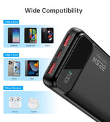 CHOETECH B728 10000mAh Fast Charging Power Bank with Digital LED Display