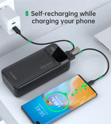 CHOETECH B730 30000mAh High-Capacity Power Bank with 22.5W Fast Charging & LED Power Display