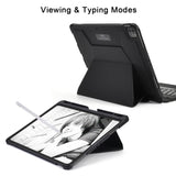 Wireless Bluetooth Keyboard Case with Touchpad and Backlight for iPad Pro 12.9" (Black)