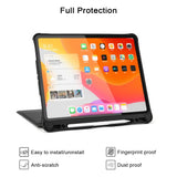 Wireless Bluetooth Keyboard Case with Touchpad and Backlight for iPad Pro 12.9" (Black)