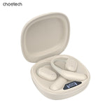 CHOETECH BH-T25 OWS Wireless Bluetooth Earbuds V5.3 - Painless & Immersive Sound Experience in White