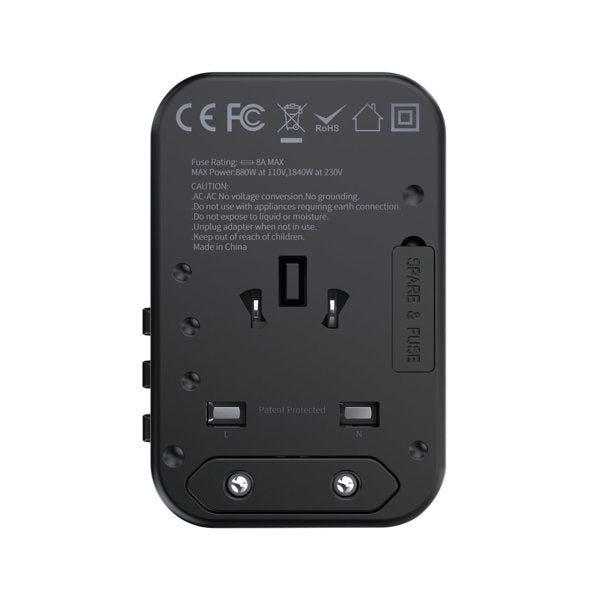 CHOETECH GaN 65W Power Delivery Multi-Port Travel Charger