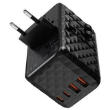 CHOETECH 100W GaN Travel Wall Charger with 5 Ports - 2C + 2A + AC Adapter for Global Use