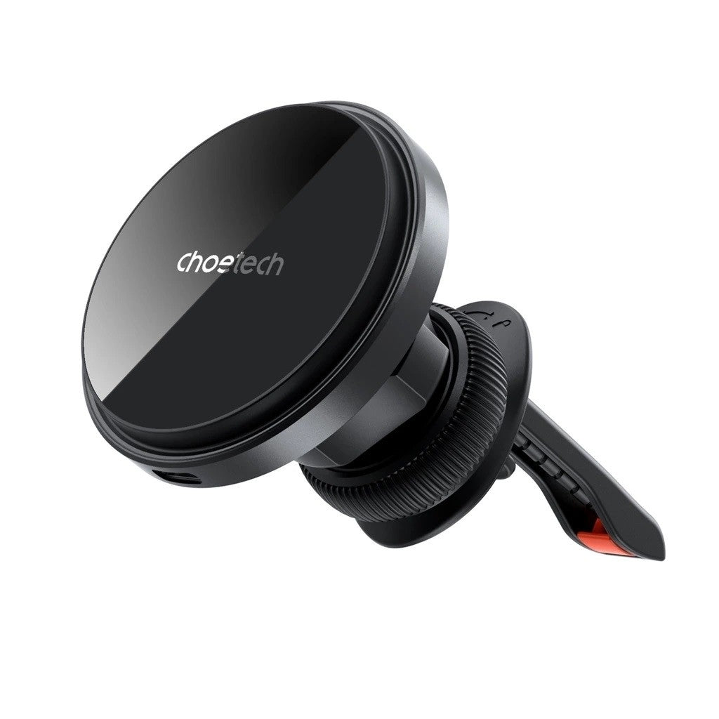 CHOETECH T204-F 15W Magnetic Car Phone Charger with LED Indicator and Aluminium Alloy Design