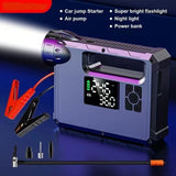 CHOETECH TC0017 Multi-Function 10000mAh Car Jump Starter, Power Bank, Air Pump & LED Flashlight