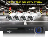 Hiseeu H5NVR-P4-624P 4CH 4MP PoE CCTV System (2TB HDD)