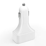 White 4-Port Car Charger with Dual PD and QC3.0 Support