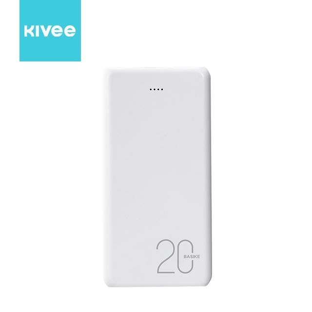 KIVEE PT63 20000mAh White Portable Power Bank