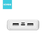 KIVEE PT63 20000mAh White Portable Power Bank