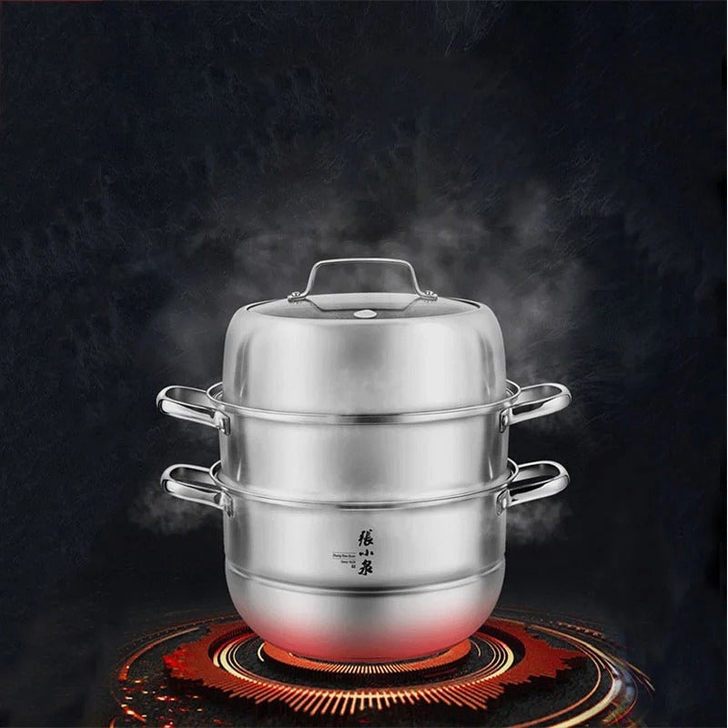 Zhang Xiao Quan 28cm Multi-Tier Stainless Steel Steamer