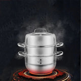 Zhang Xiao Quan 28cm Multi-Tier Stainless Steel Steamer