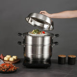 Zhang Xiao Quan 28cm Multi-Tier Stainless Steel Steamer