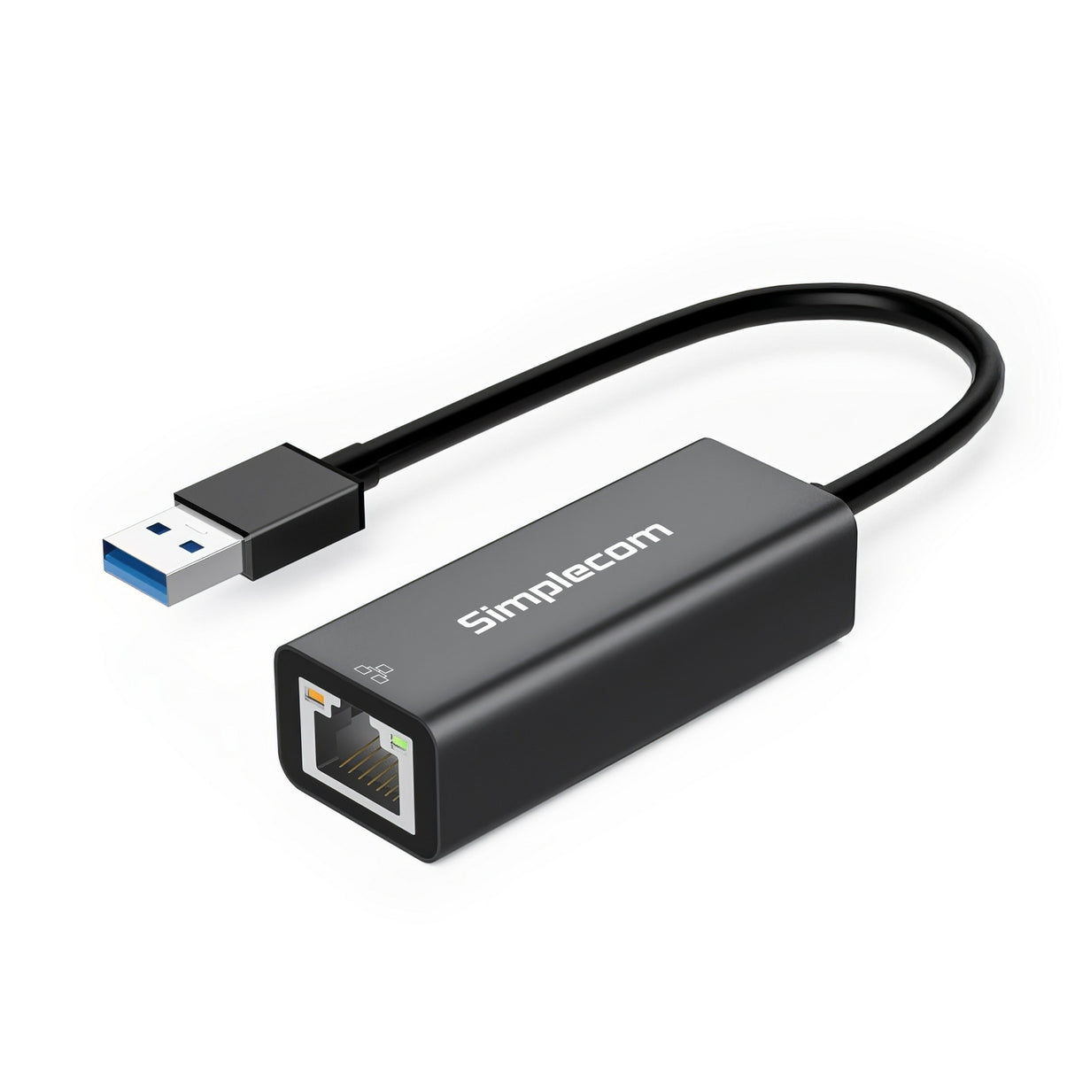 Compact SuperSpeed USB 3.0 to Gigabit Ethernet Adapter for High-Speed Networking