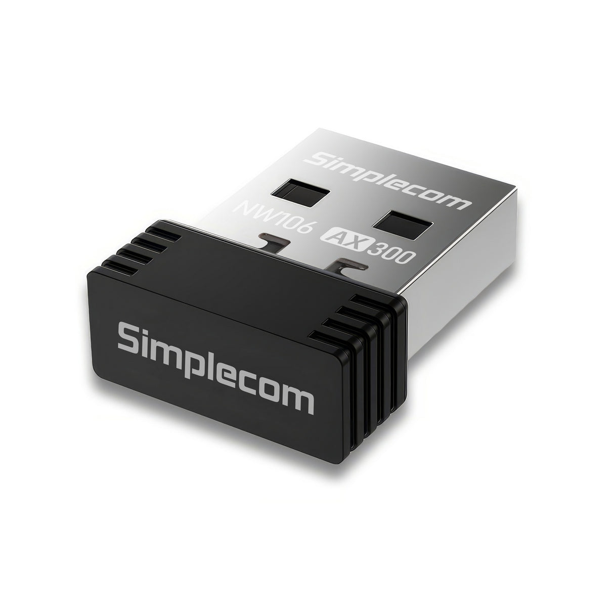 Simplecom NW106 AX300 Wi-Fi 6 USB Nano Adapter - Ultra Compact 2.4GHz Wireless Solution