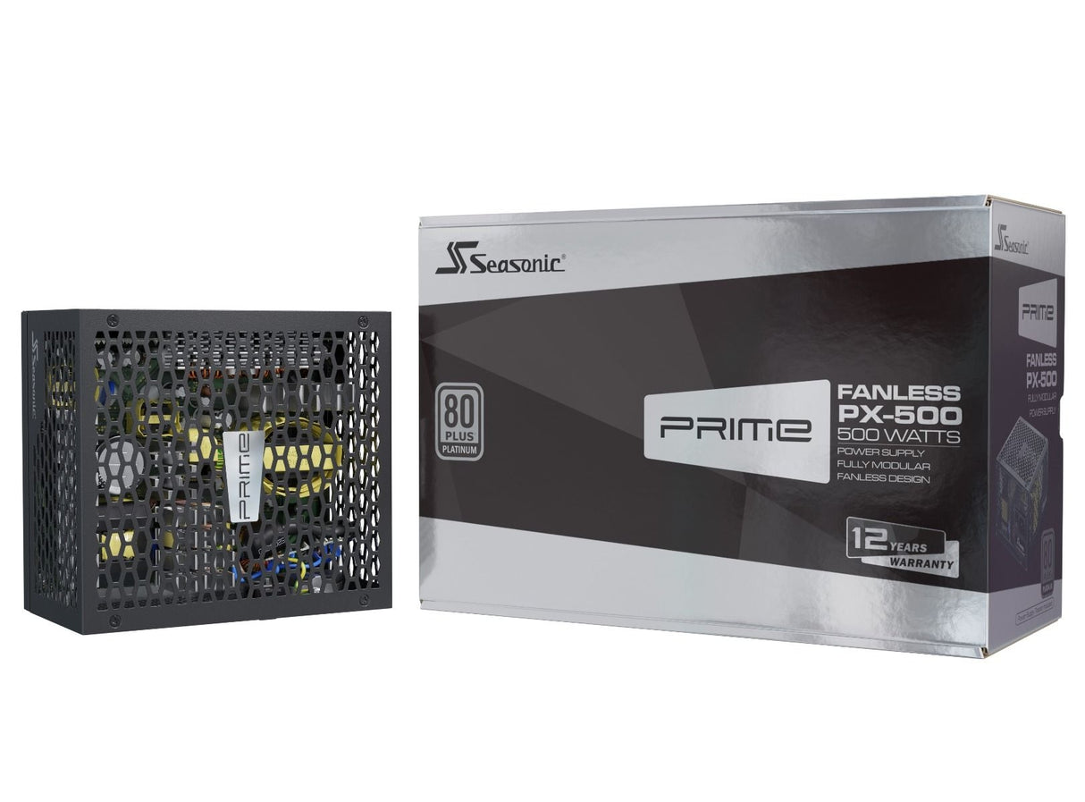 Seasonic Prime Fanless 500W Platinum Power Supply (SSR-500PL)