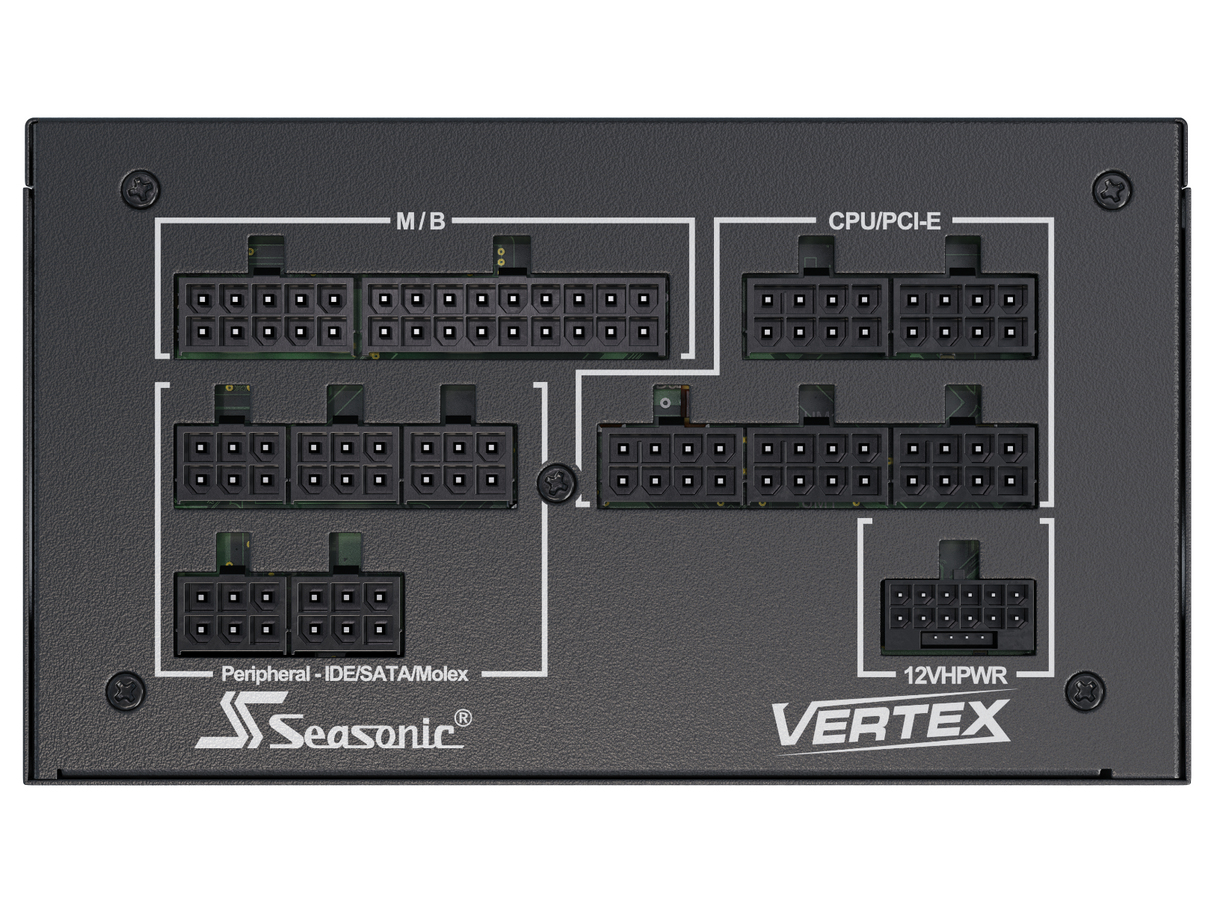 Seasonic VERTEX 850W Platinum ATX 3.0 Fully Modular Power Supply with 16-Pin PCIe Gen 5 Cable