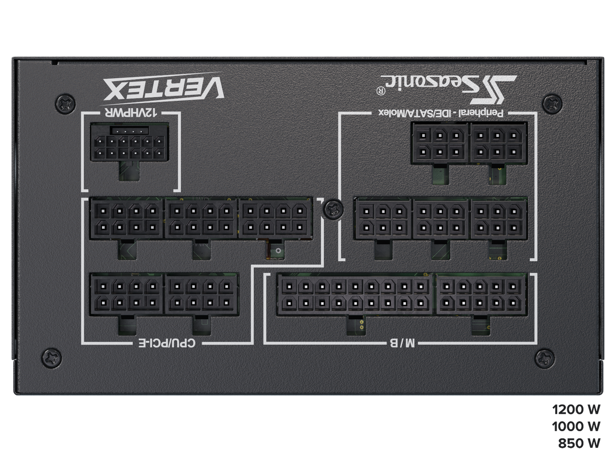 Seasonic VERTEX 850W (GX-850) 80 PLUS Platinum Fully Modular Power Supply