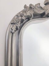 LUX Arch French Provincial Ornate Mirror - Antique Silver