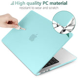 15 inch Air 2023 MacBook Air Matte Case  A2941 M2 Chip Hard Shell Case Keyboard Cover Sky Blue