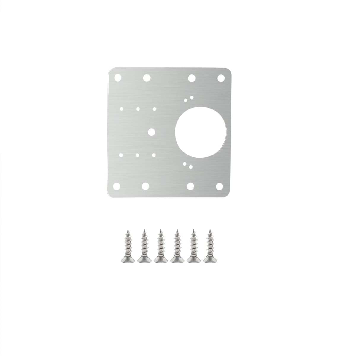 Heavy-Duty Stainless Steel Hinge Repair Bracket Kit with Screws – 1 Piece for Furniture Restoration