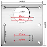 Heavy-Duty Stainless Steel Hinge Repair Bracket Kit with Screws – 1 Piece for Furniture Restoration