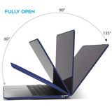 MacBook Air 13 Inch Protective Shell Case with Keyboard Cover - Blue (Models A1932, A2179, A2337)