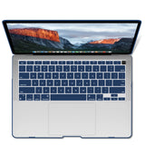 MacBook Air 13 Inch Protective Shell Case with Keyboard Cover - Blue (Models A1932, A2179, A2337)