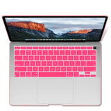 Pink Shell Case and Keyboard Cover for MacBook Air 13 Inch (2018-2022) - Model A1932, A2179, A2337 Compatible