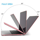 Pink Shell Case and Keyboard Cover for MacBook Air 13 Inch (2018-2022) - Model A1932, A2179, A2337 Compatible