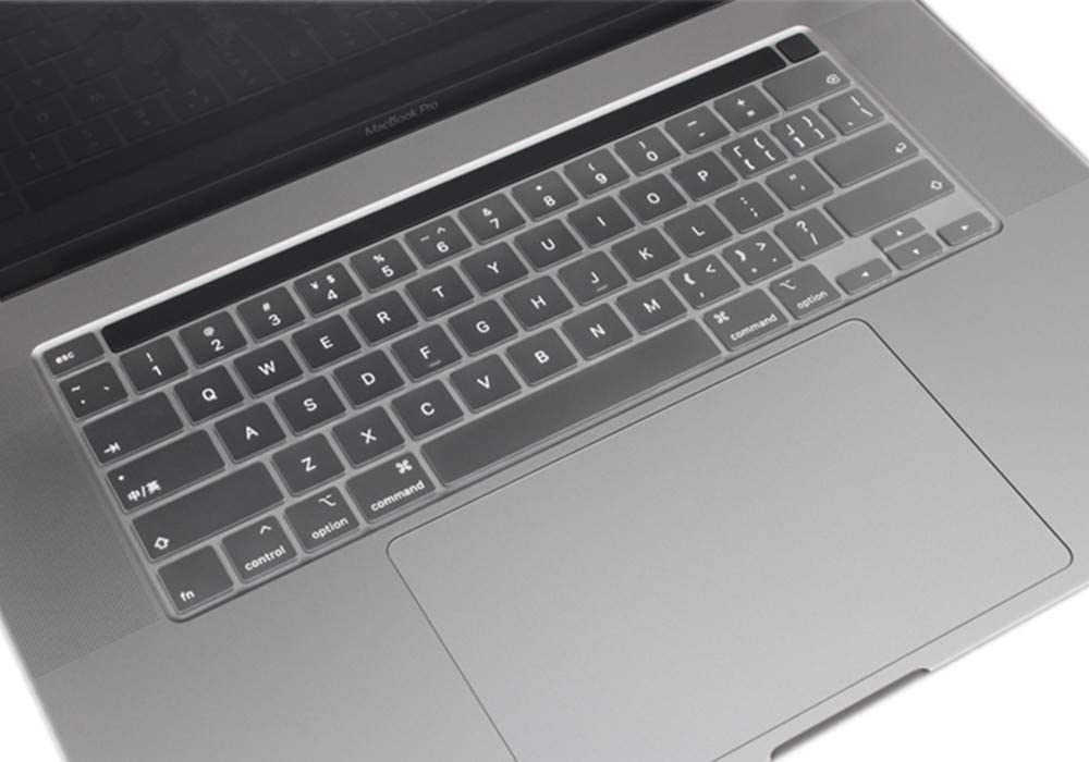 Matte Hard Shell Case with Keyboard Cover for MacBook Pro 16 inch 2020 A2141 - Clear Touch Bar Design