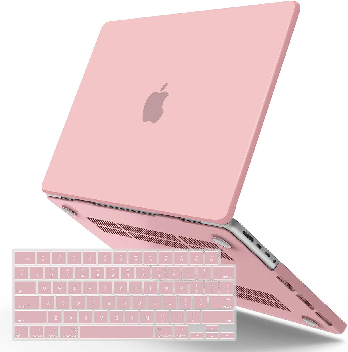 Suitable for  MacBook Pro 16 inch Case 2023 2022 2021 M2 A2780 A2485 M1 Pro/Max Hard Shell Case Keyboard Cover Sold Pink