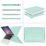 MacBook Pro 16-inch Hard Shell Case with Keyboard Cover - Green, Compatible with 2023, 2022, 2021 M2 A2780/A2485 M1 Pro/Max