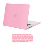 Stylish Pink Hard Shell Case with Keyboard Cover for MacBook Pro 16" (2021-2023) M2/M1 Pro/Max - Model A2780/A2485 Compatible