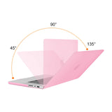 Stylish Pink Hard Shell Case with Keyboard Cover for MacBook Pro 16" (2021-2023) M2/M1 Pro/Max - Model A2780/A2485 Compatible